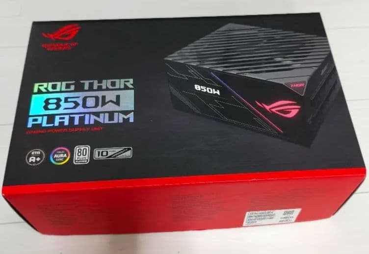 電源ユニット　ASUS ROG THOR 850W PLATINUM