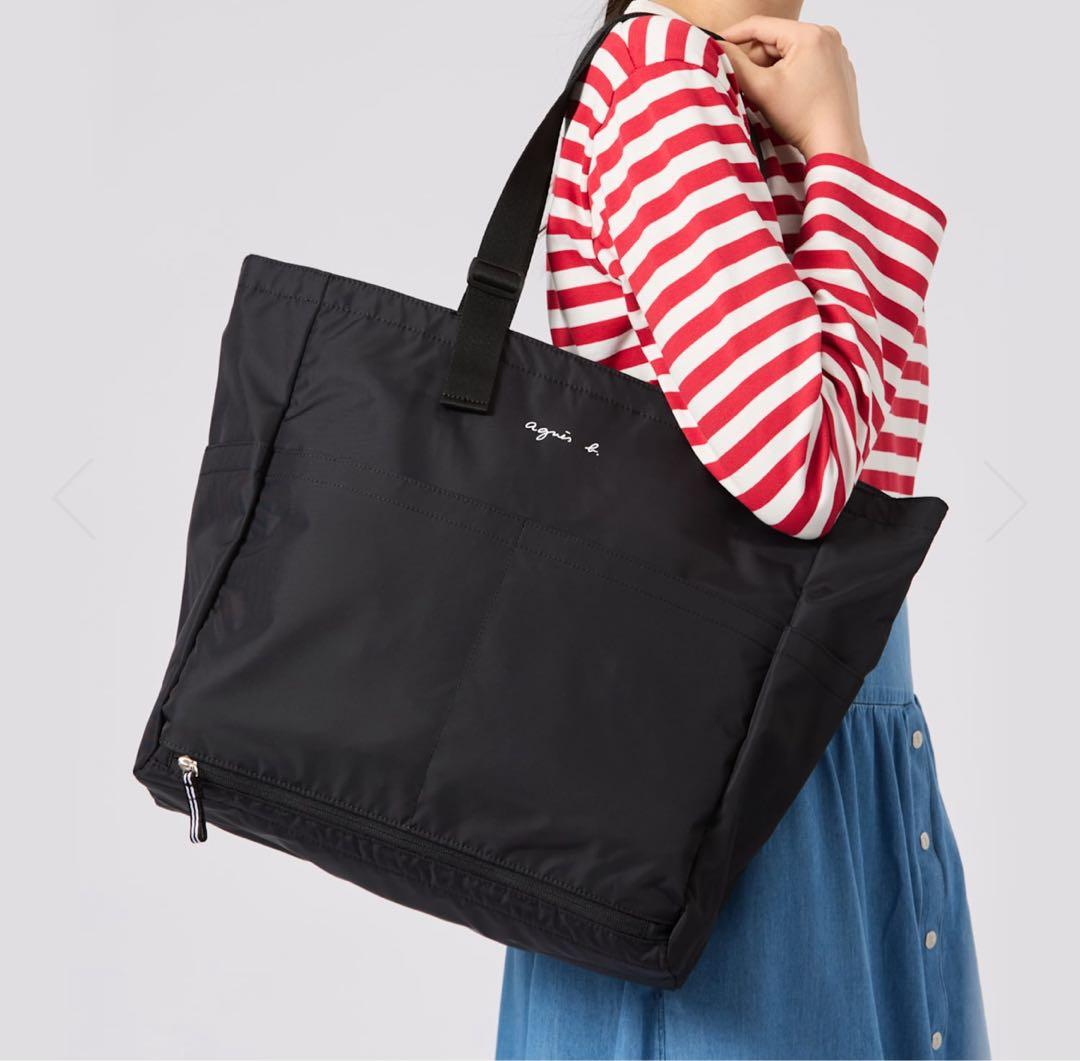 <新品タグ付き> アニエスベー　ロゴ ペアレンツバッグ マザーズバッグ