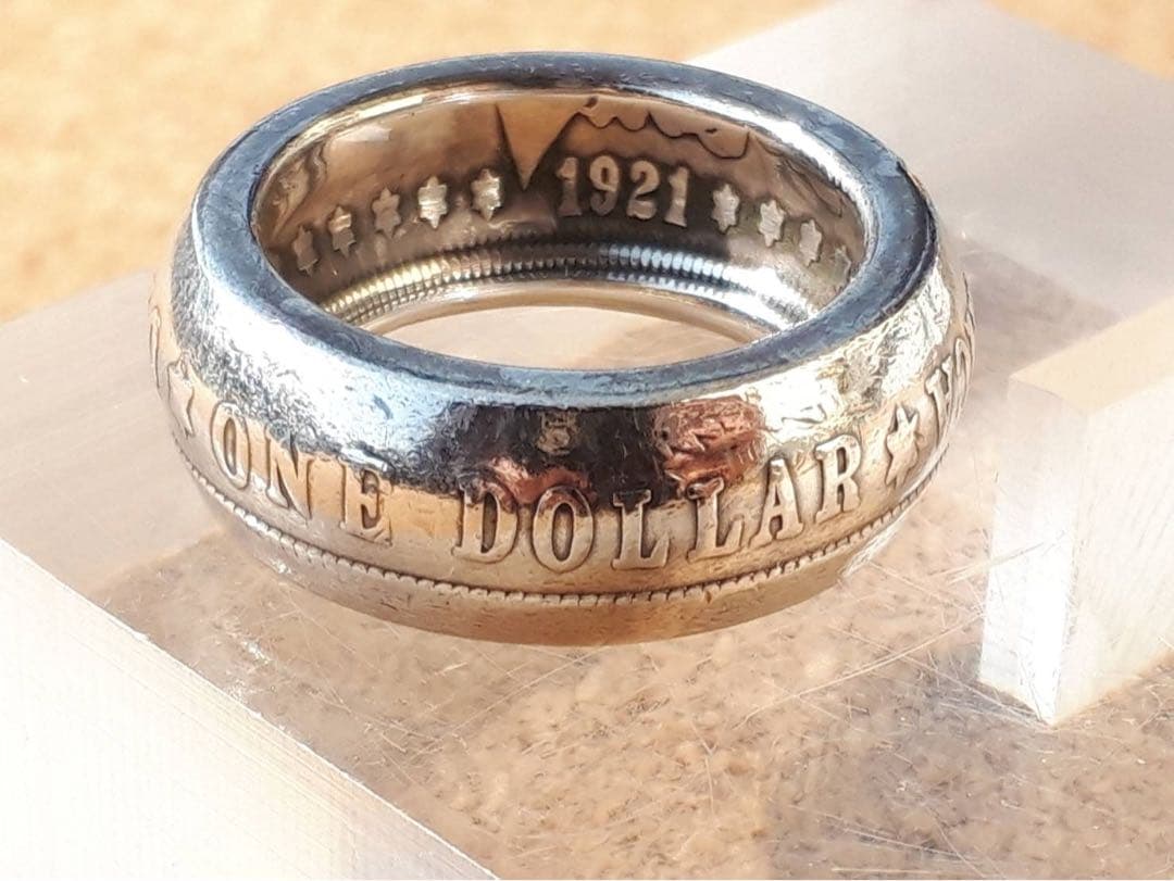 最終※希少 ノースワークス 1ドル モーガン 肉厚 リング 指輪 10号