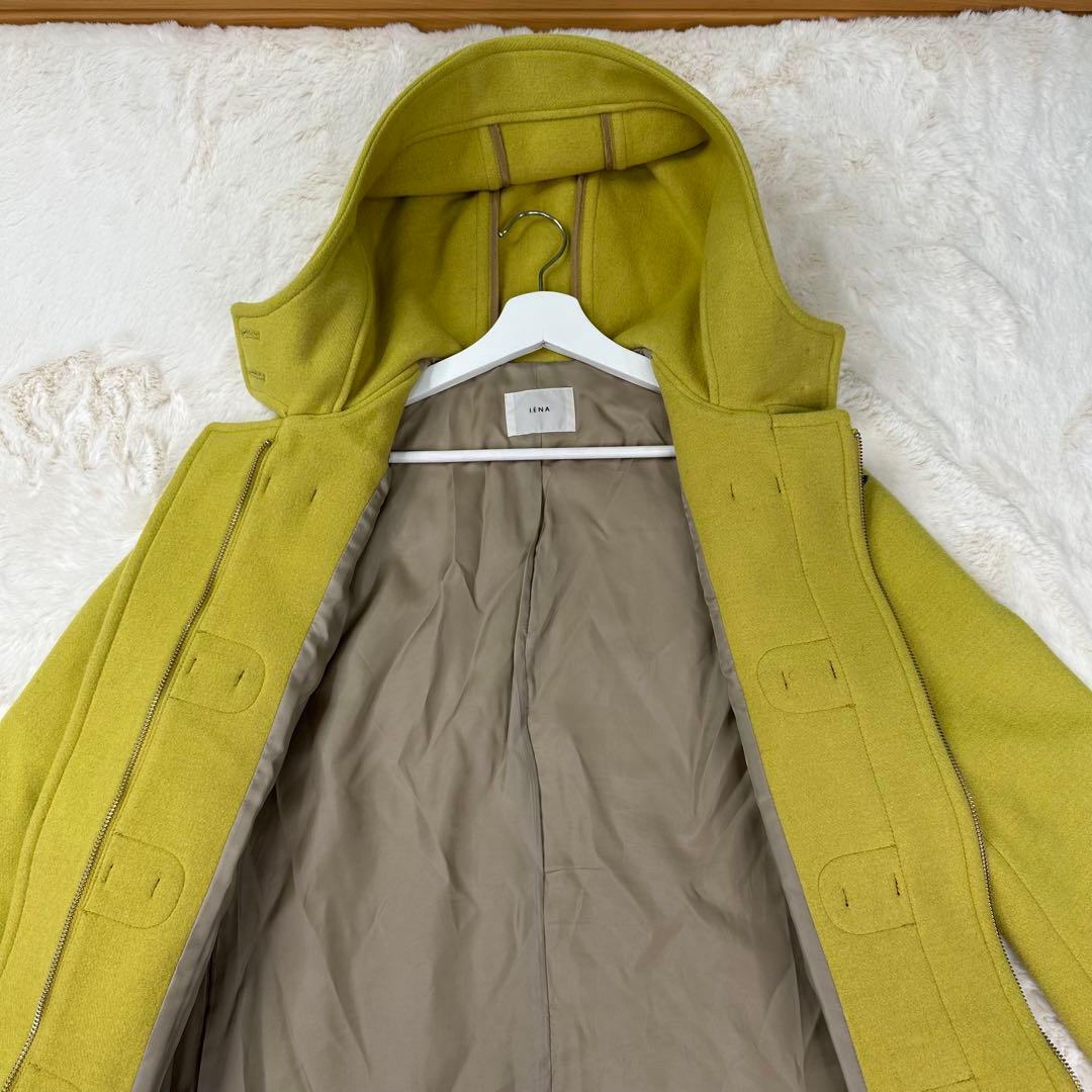 【極美品】IÉNA イエロー ダッフルコート メルトン トグル 38