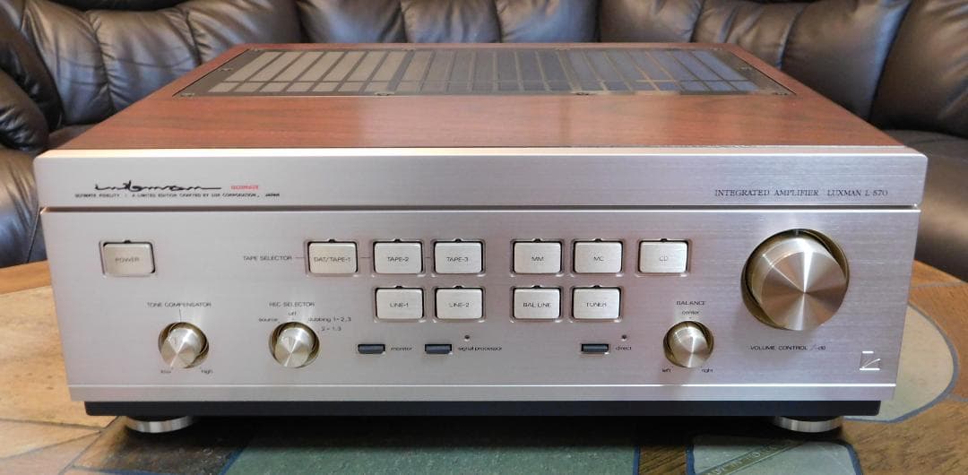 LUXMAN L-570 ピュアＡ級プリメインアンプ