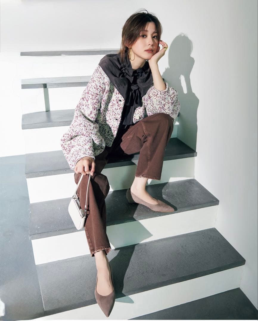 Oggi掲載⭐︎アッパーハイツ/THE NIECE MIDRISEブラウン24新品