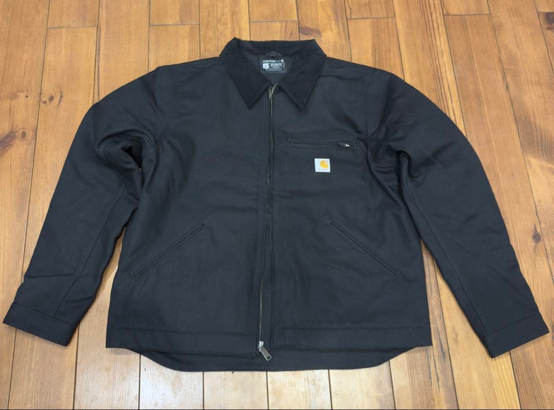 カーハート　デトロイトジャケット　ブラック　Lサイズ