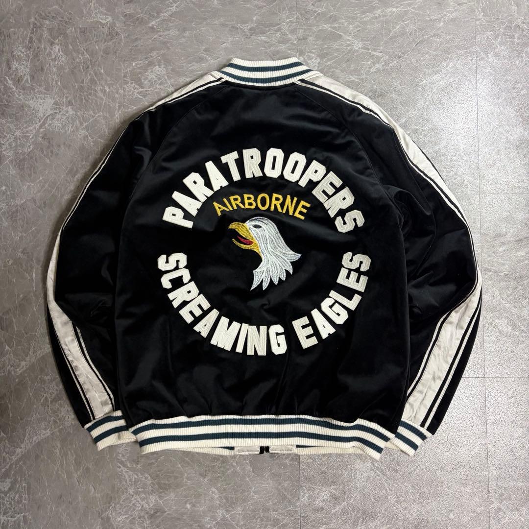 HOUSTON ヒューストン　ベロア　別珍　スカジャン