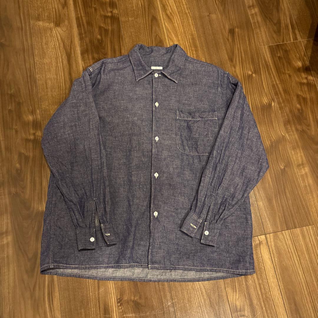 Comoli 長袖デニムシャツ サイズ1