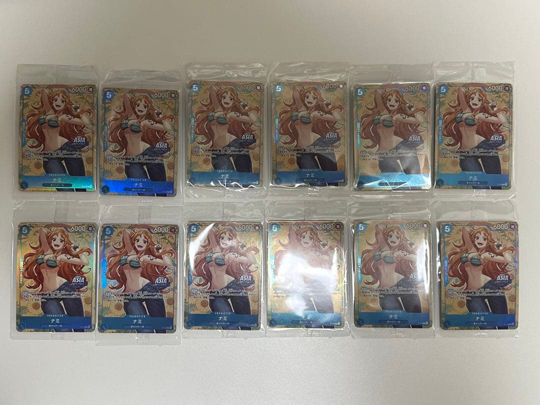ワンピースカード　ナミ　P-112 プロモ　未開封　12枚セット ①