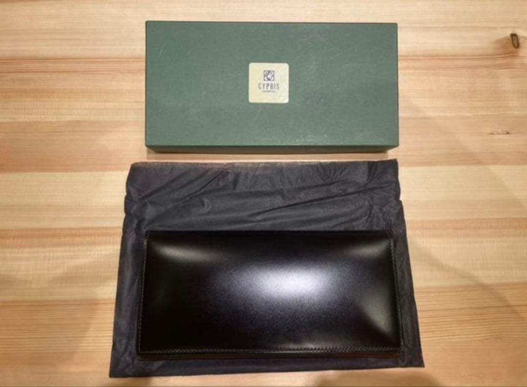 値下げ！CYPRIS(キプリス)　コードバンレザー長財布