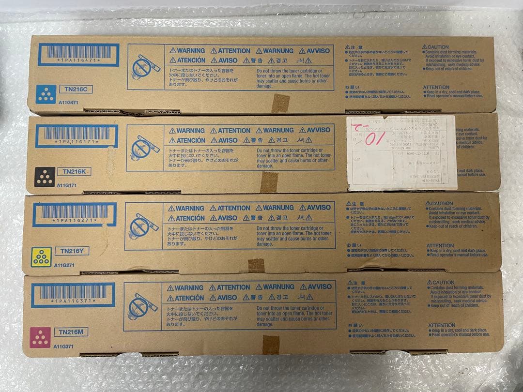 KONICA MINOLTA TN216 トナー 4色セット 未使用品