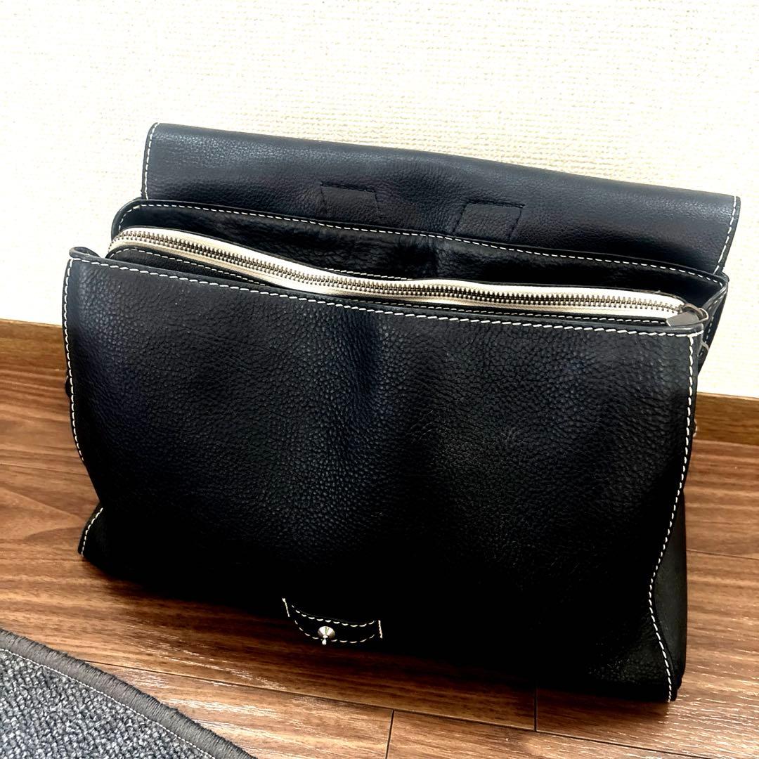 マザーハウス✳︎ray✳︎レイ✳︎ショルダー＆バックパック✳︎2way✳︎本革バッグ✳︎黒