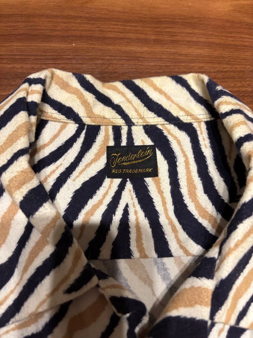Tenderloin ゼブラ柄シャツ Mサイズ