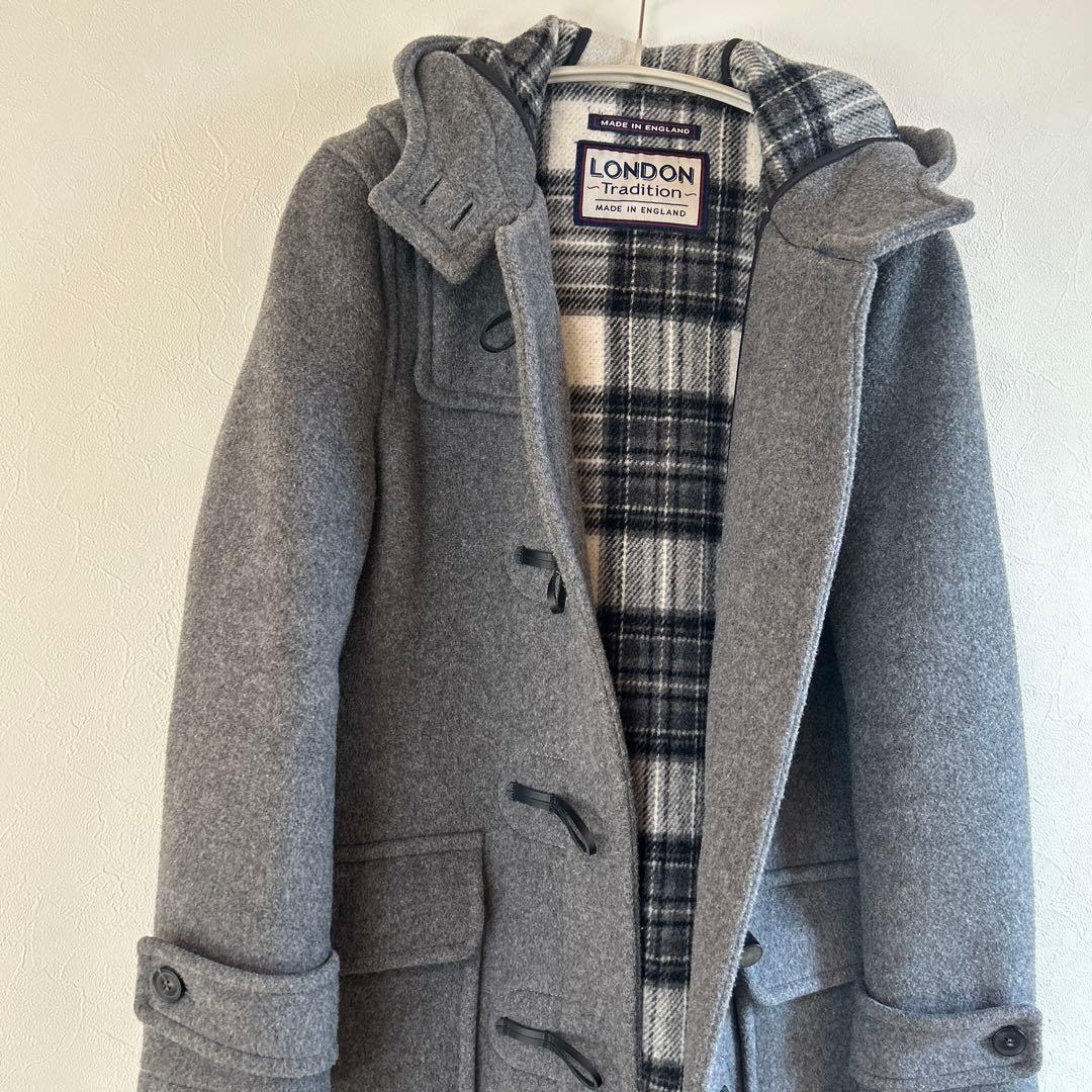 美品　LONDON TRADITION ダッフルコート　グレー38