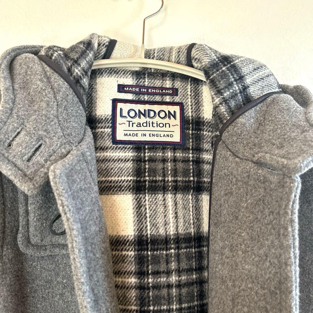 美品　LONDON TRADITION ダッフルコート　グレー38