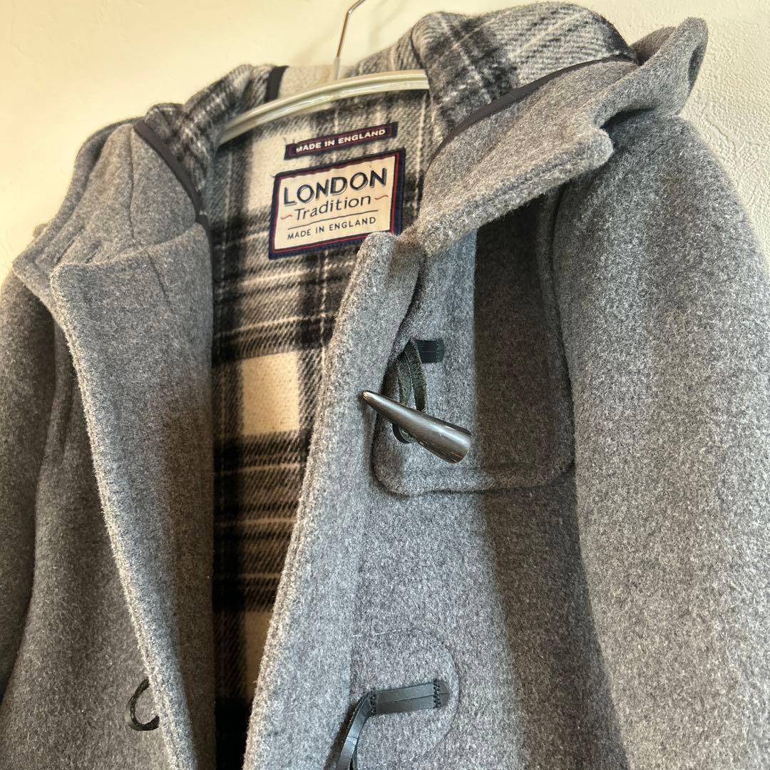 美品　LONDON TRADITION ダッフルコート　グレー38
