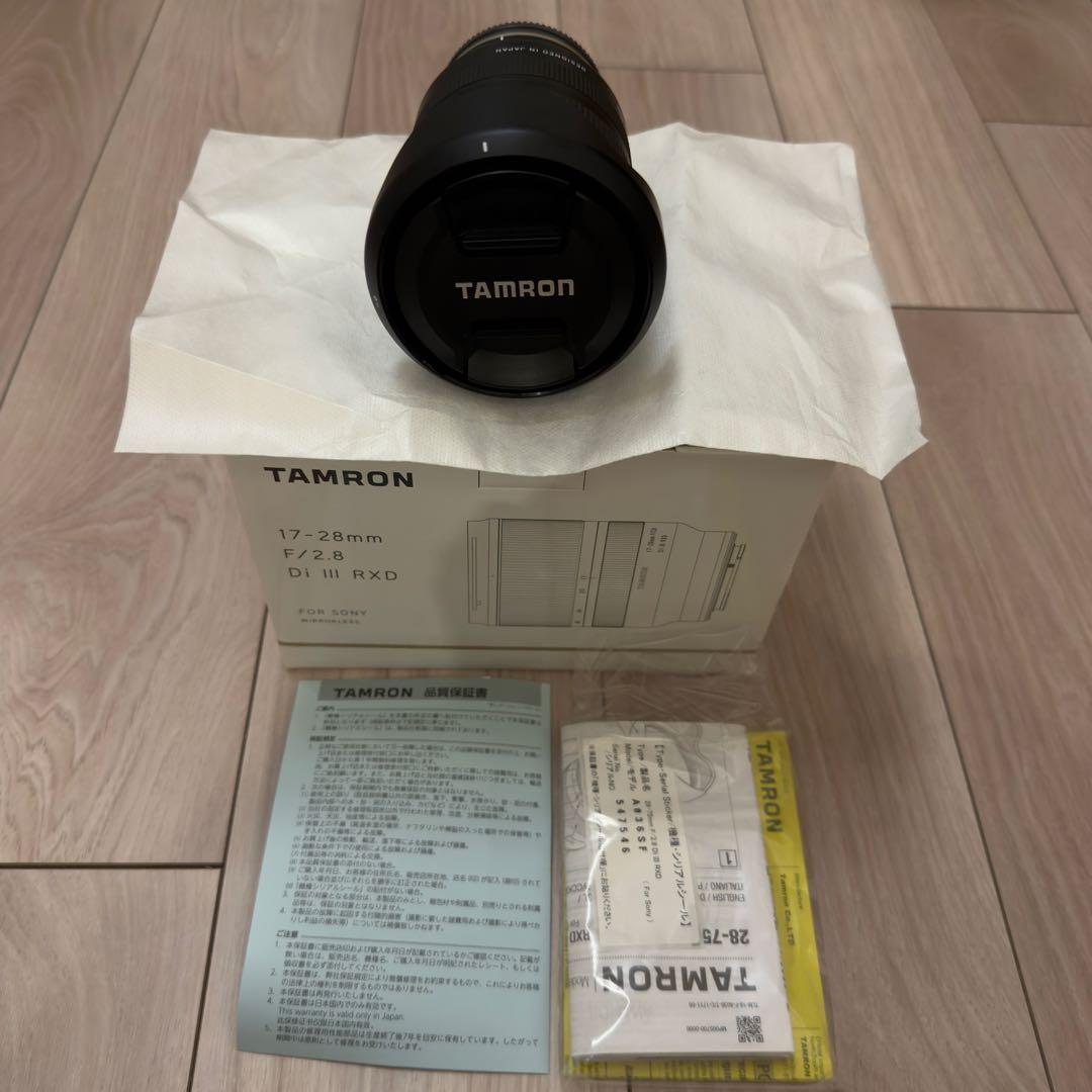 レンズ(ズーム) TAMRON 17-28mm/F2.8 Di III RXD