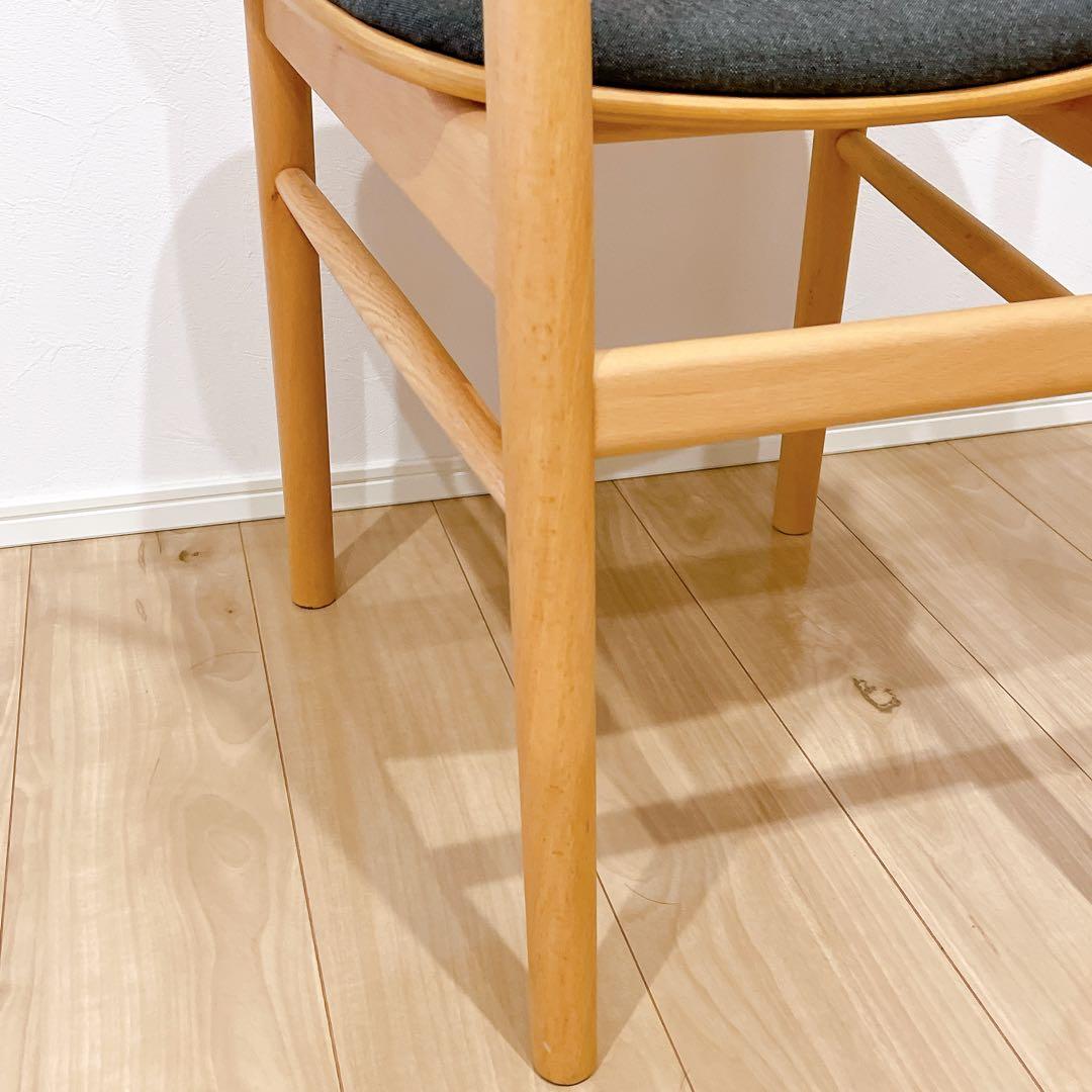 専用 【極美品】無印良品 ラウンドチェア 布座 ブナ材