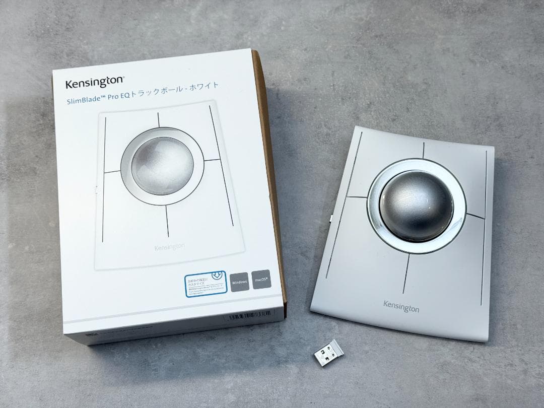 Kensington SlimBlade Pro EQトラックボール ホワイト