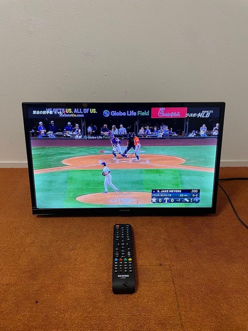 アイリスオーヤマ24V型 液晶テレビ 2020年製 Wチューナー 付