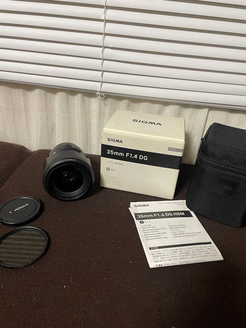 美品　SIGMA 35mm F1.4 DG 保護フィルター付き