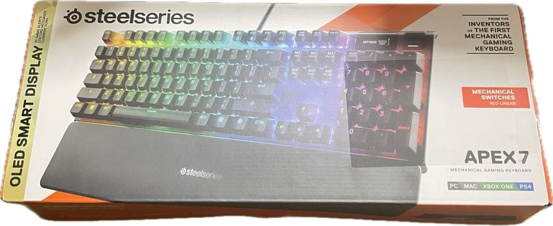 APEX 7 赤軸キーボード　steel series