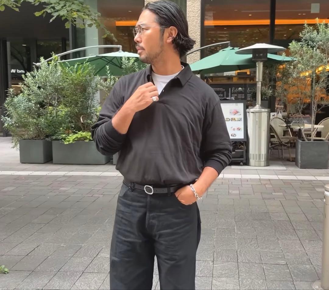 トップス OVY Two Layers Long Sleeve Polo M