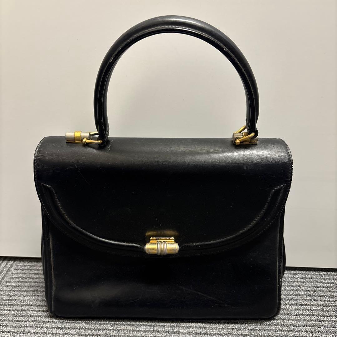 グッチ ヴィンテージ ハンドバッグ ゴールド金具