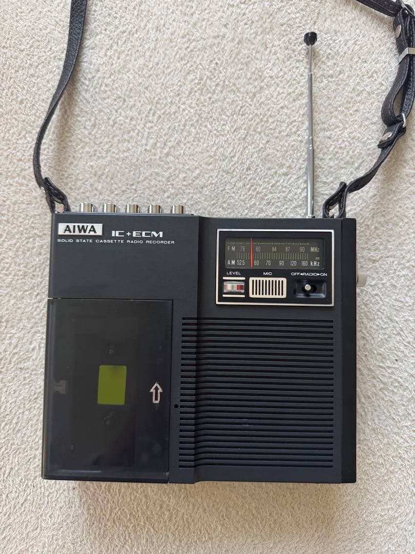AIWA IC+ECM ポータブルカセットレコーダー tpr-501