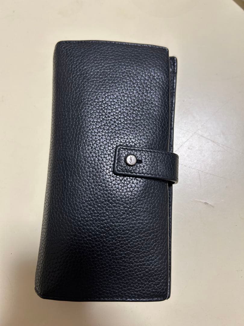 SAINT LAURENT 黒 長財布　サックドジュール