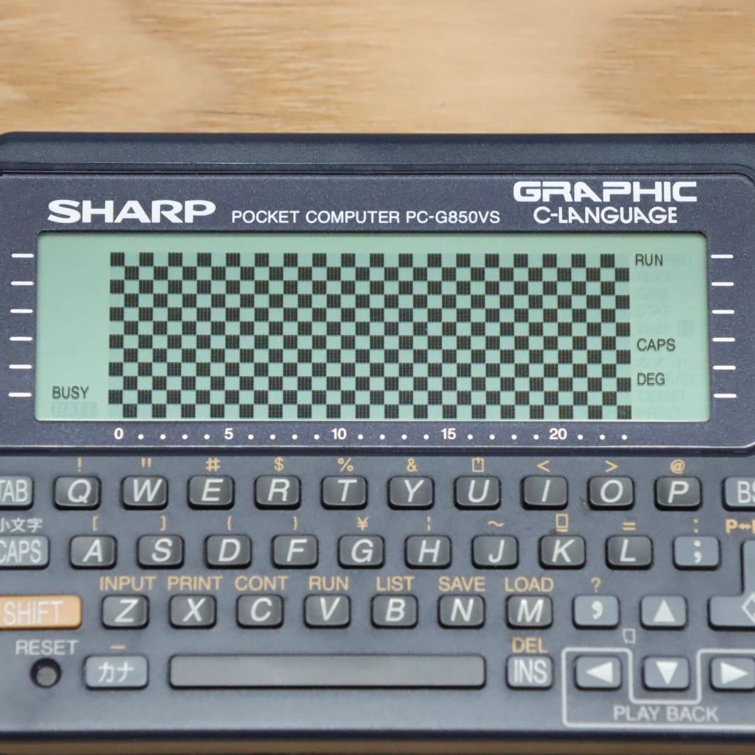 SHARP PC-G850VS ポケットコンピュータ (シャープ ポケコン)