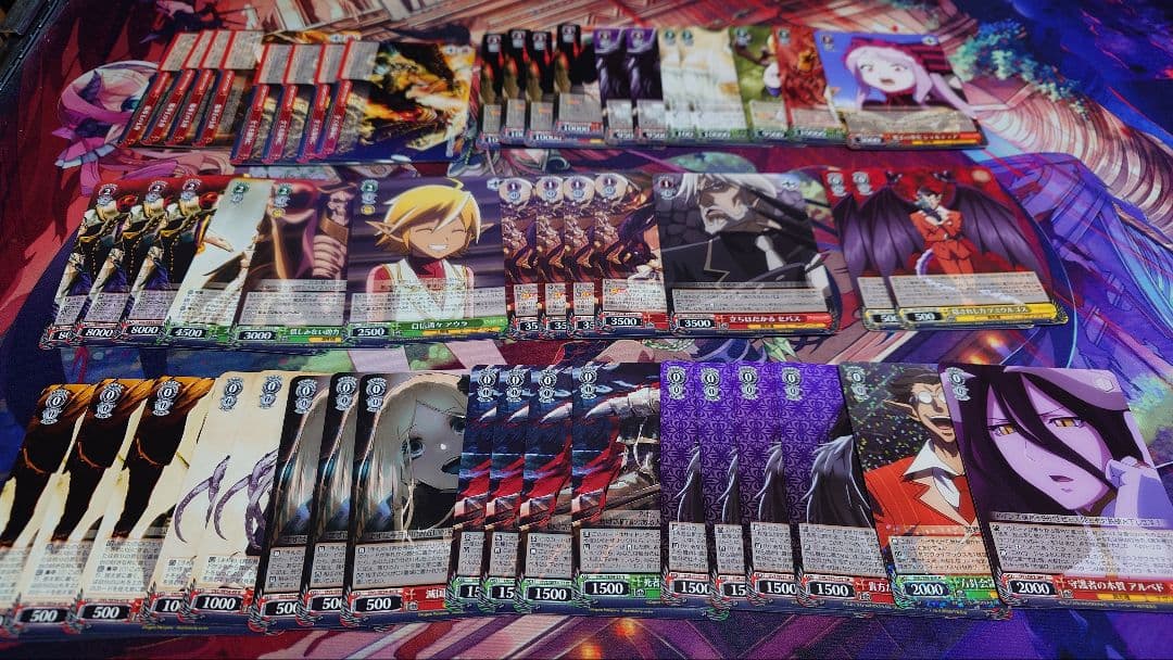 【ヴァイスシュヴァルツ】オーバーロード　8電源デッキ