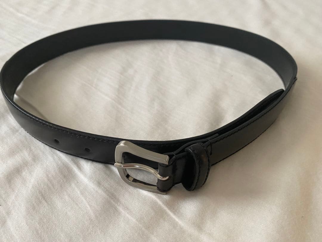 ザソール　ＴＨＥ　ＳＯＬＥ　ベルト　コードバン　黒　サイズ８０