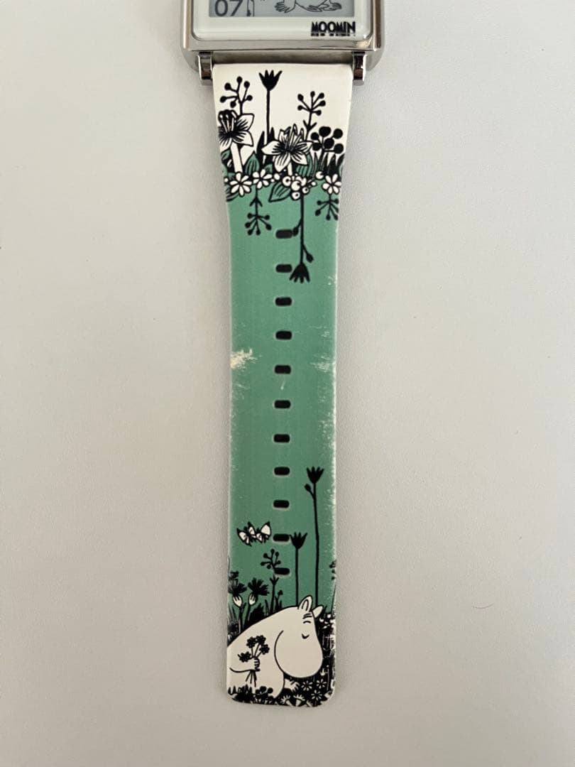 スマートキャンバス ムーミントロール エプソン　デジタル腕時計