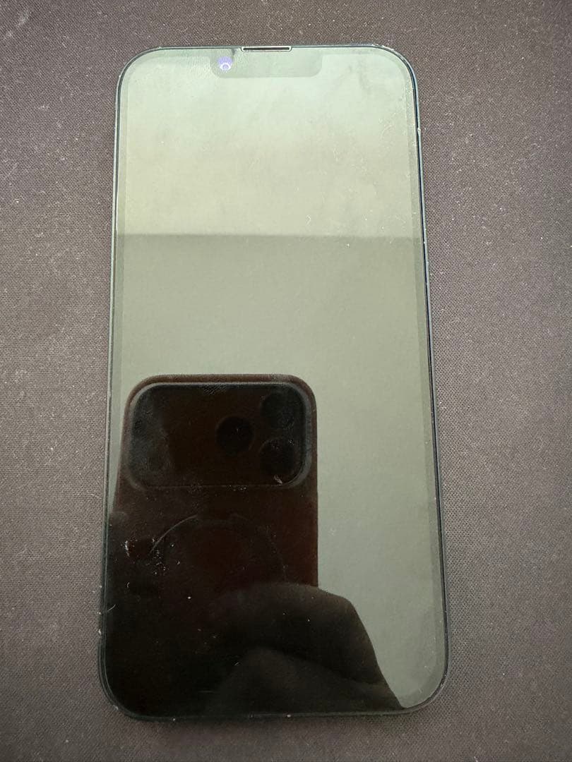 iPhone 13 128gbジャンク　背面ひび割れ　ディスプレイ非純正