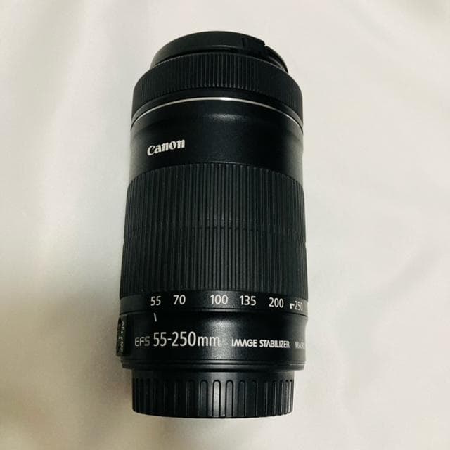 【美品】canon ef-s 55-250mm f4-5.6 is stm
