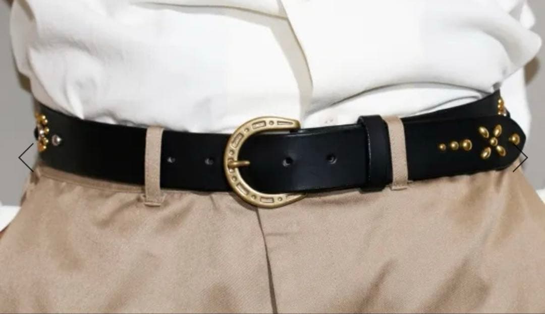 定価4万超 VIVIFY West Coast Cross Studs Belt