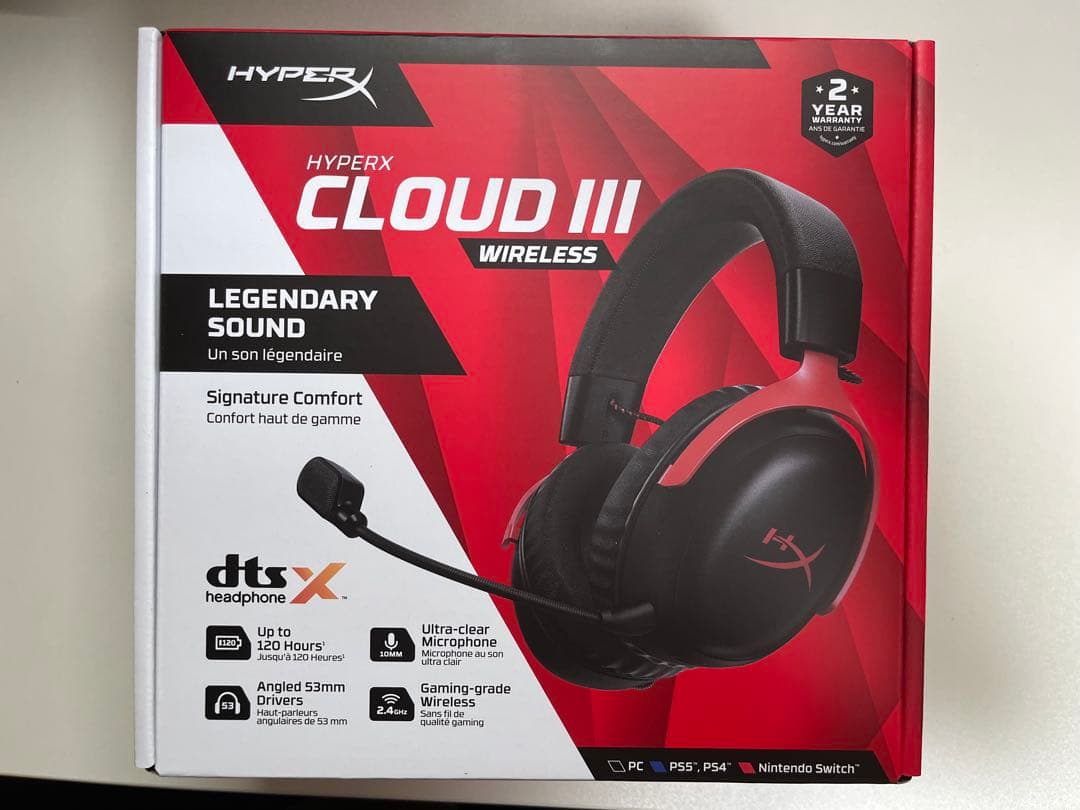 HYPERX CLOUDⅢ WIRELESS ヘッドセット