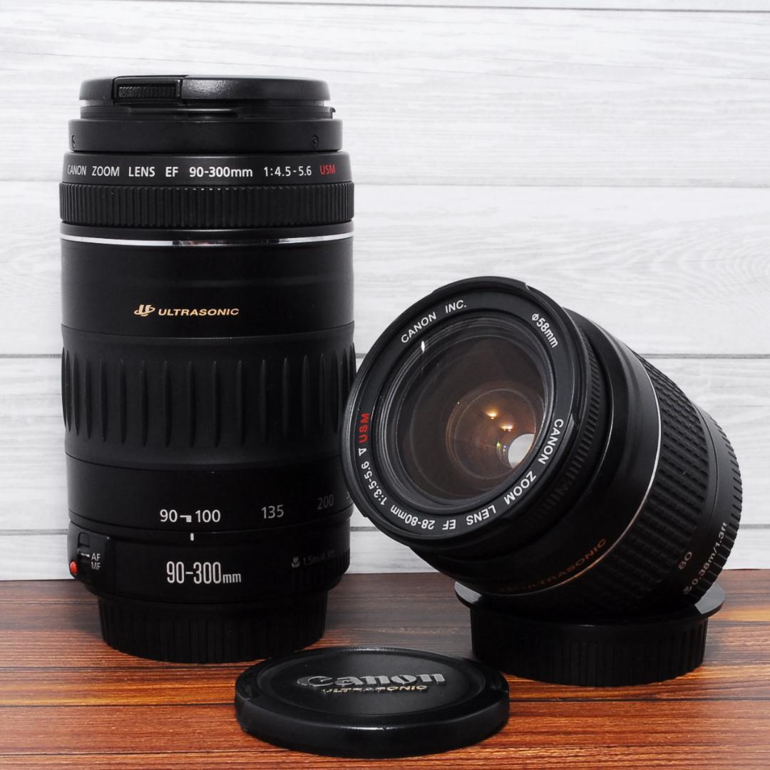 Canon EFレンズセット 28-80mm /90-300mm F4-5.6