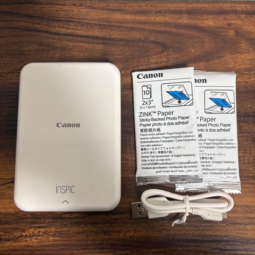 【作例有】Canon Inspic pv-123 スマホ用 ミニフォトプリンター