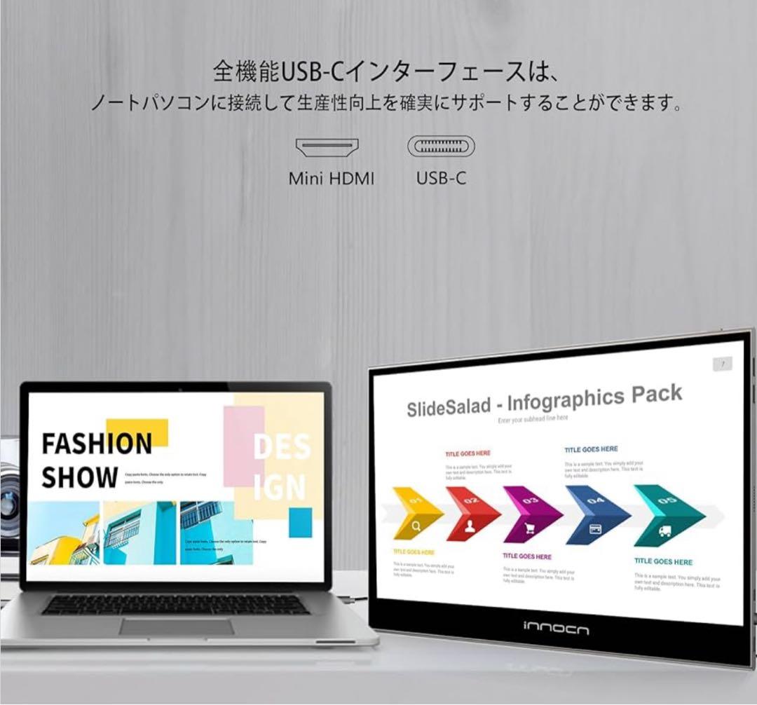 [新品未使用]innocn 13K1F 13.3インチOLEDポータブルモニター
