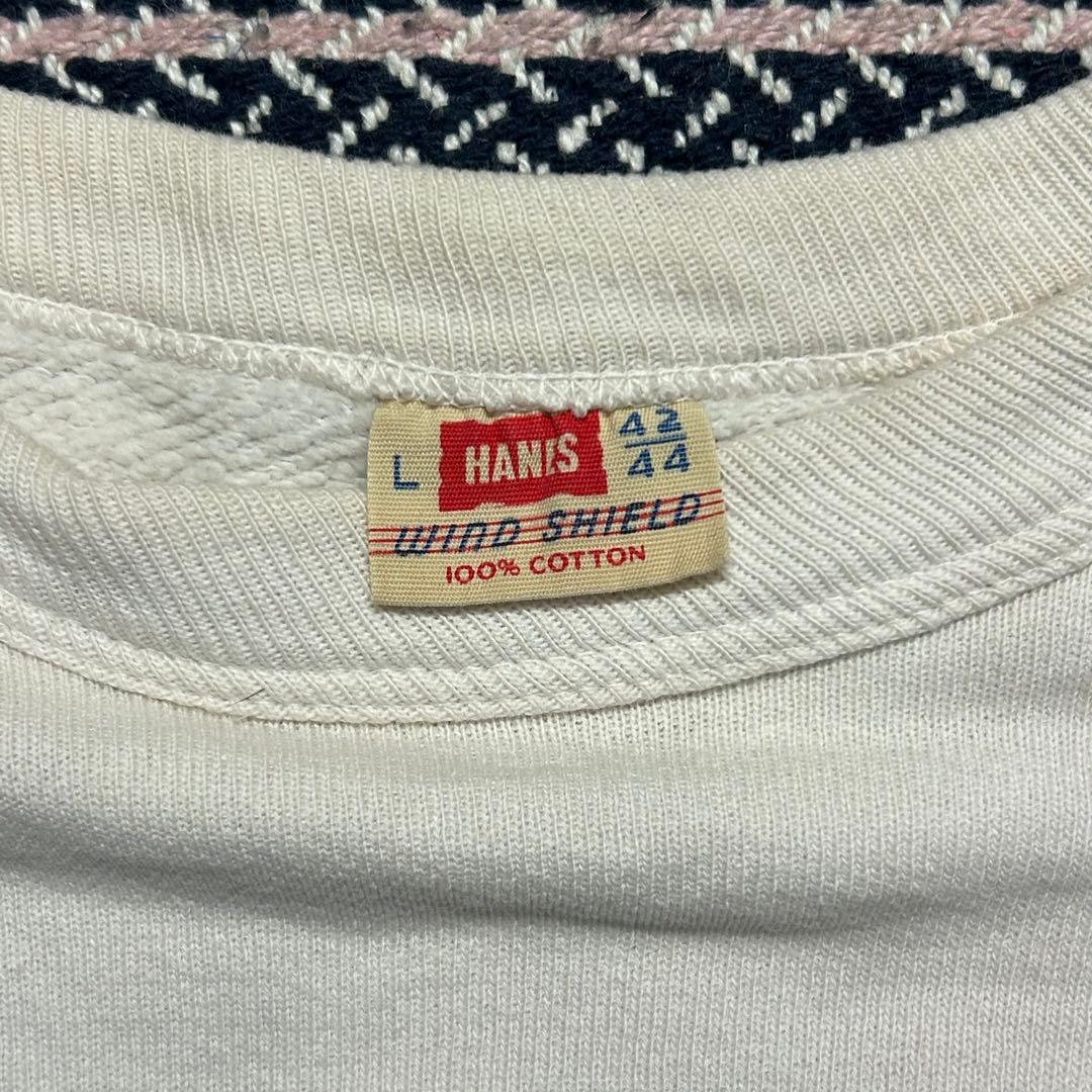 HANES 60s 古着　ヴィンテージ　ラグランスウェット