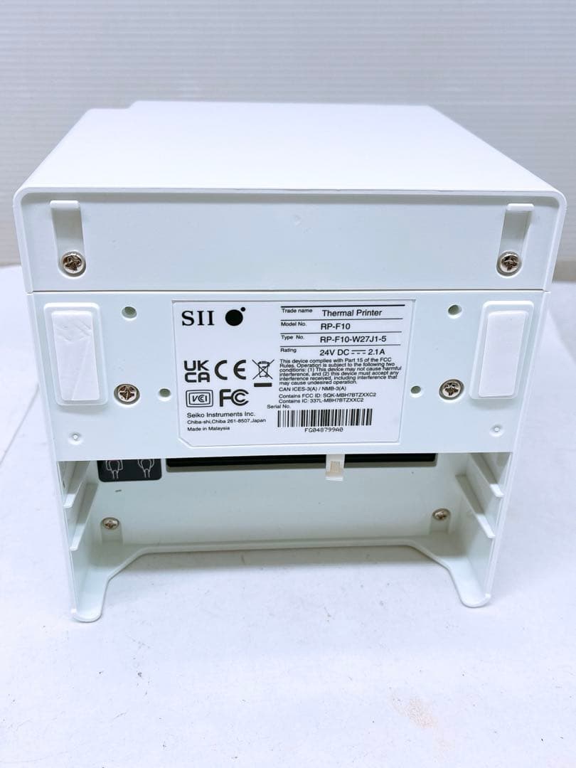 l*y様 SII サーマルプリンター レシートプリンター ホワイト 付属品付 P
