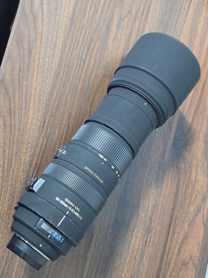 sigma DG 150-500 5-6.3　ニコン Fマウント　超望遠　望遠