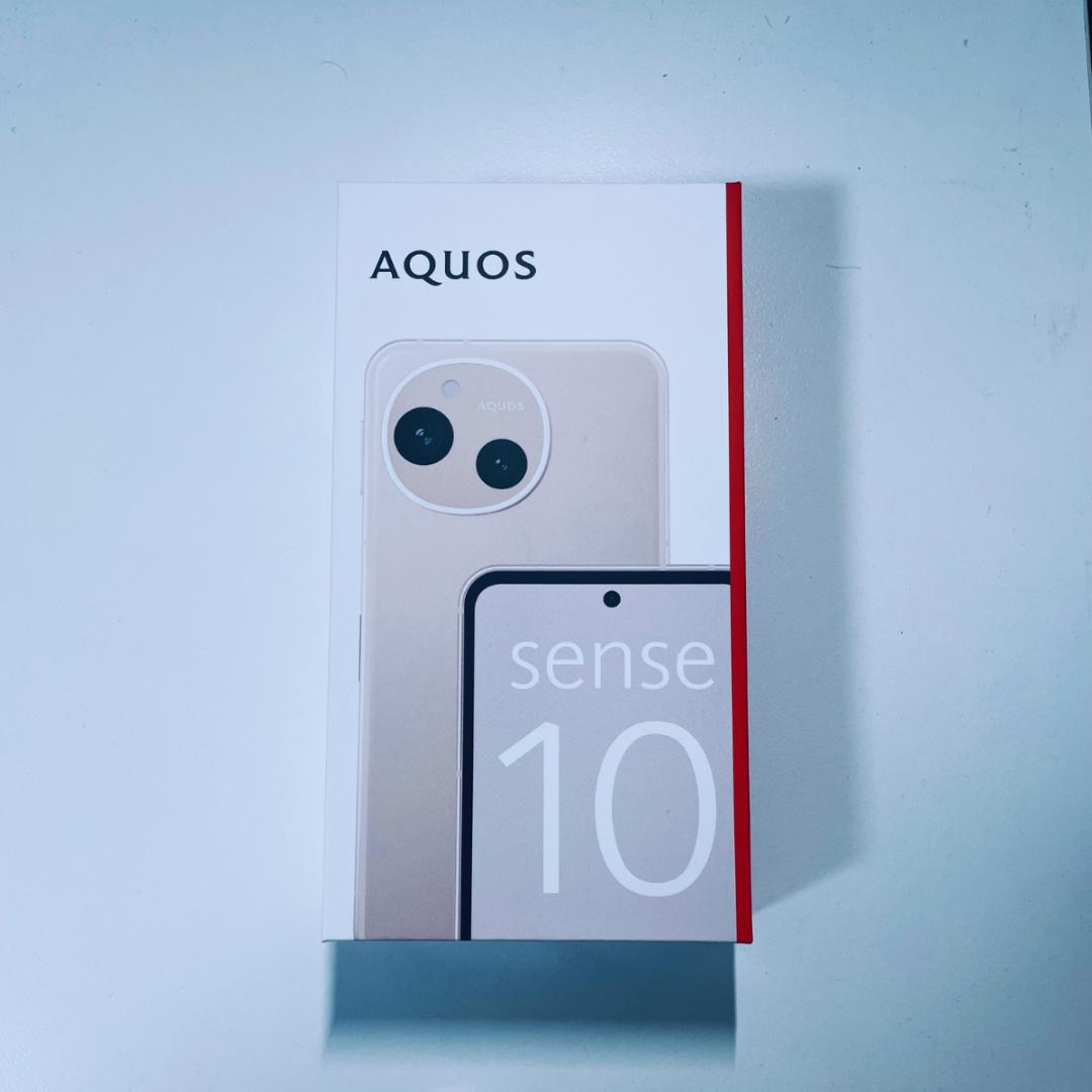 【新品未開封】SHARP AQUOS sense10 256GB ペールピンク