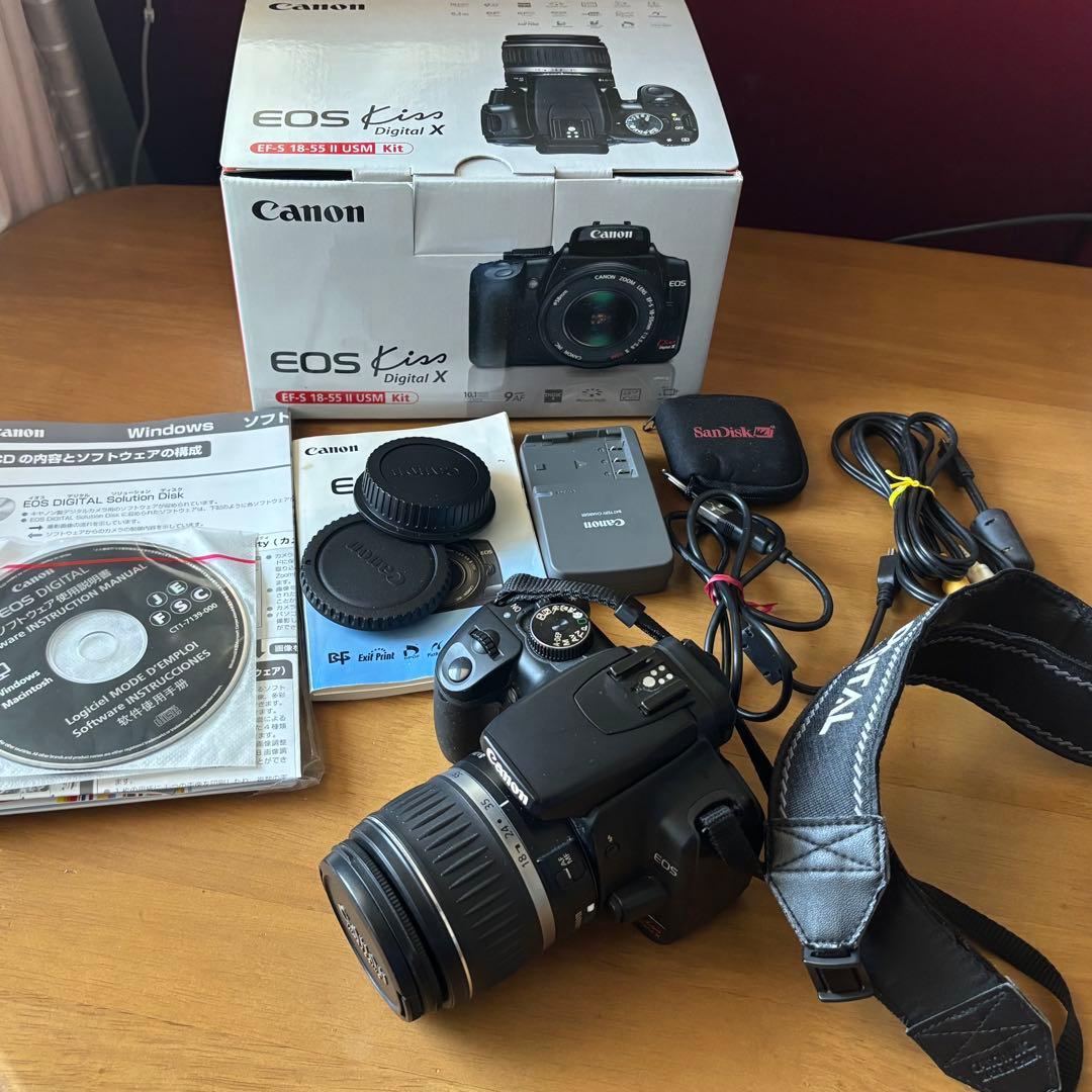 Canon EOS Kiss Digital X 本体 + レンズセット