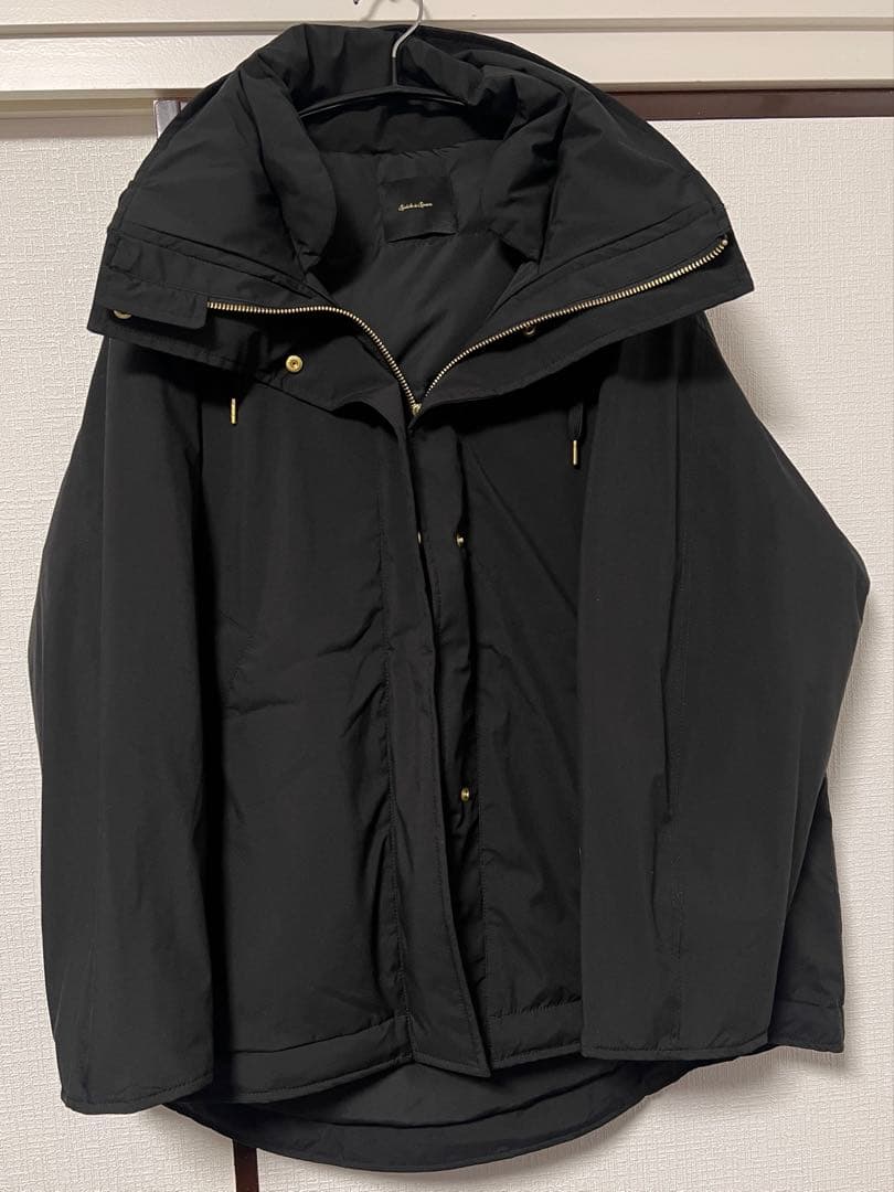 Spick ＆ Span 2WAY撥水ダウンハーフコート　ブラック
