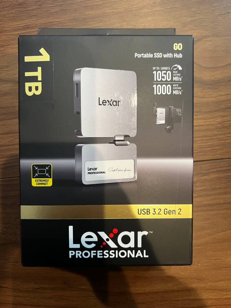 Lexar SL400 GO ポータブルSSD with HUB 1TB