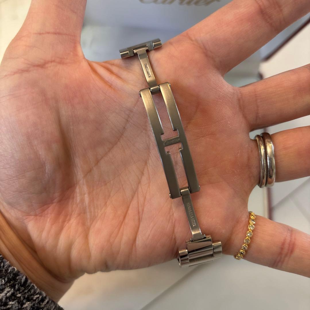 skm　カルティエ　バロンブルー　28ミリ　コンビ　美品