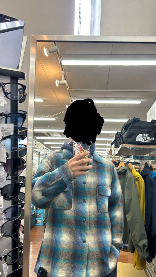 ド級スペシャル 70s ペンドルトン ボードシャツ 青オンブレ USA製 FJ氏