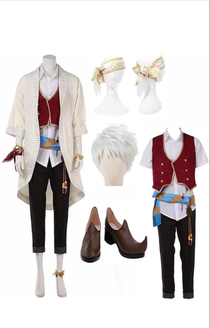 ウィッグ付き　カリム 制服 コスプレ ツイステ