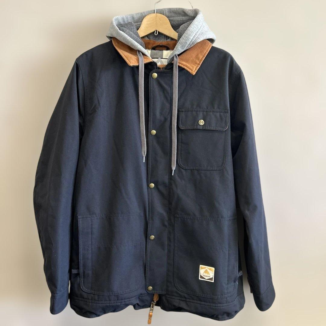 バートン　ダンモアジャケット　フード　パーカー　ブラック　フリース