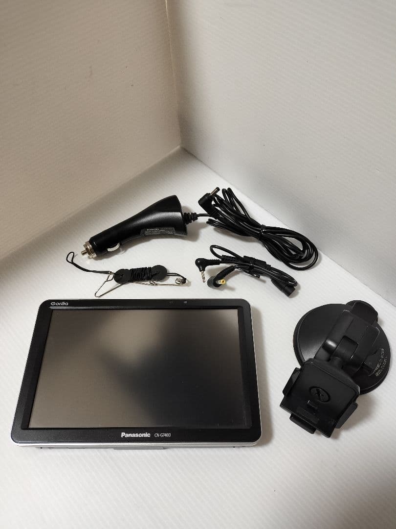 動作確認済 ゴリラ CN-G740D ポータブルカーナビ パーキング解除線付き